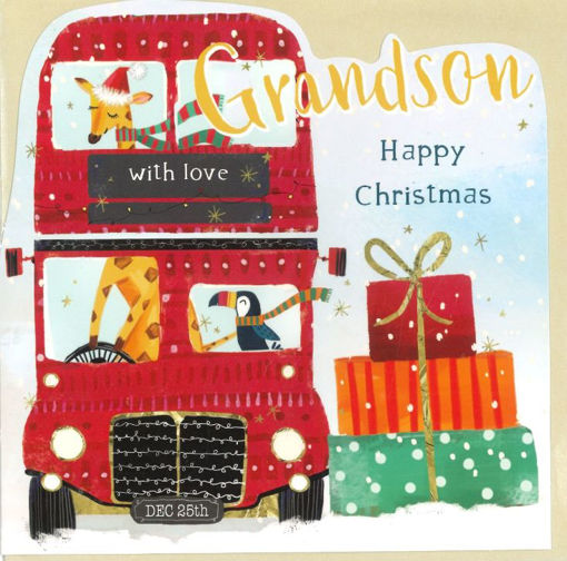 Picture of GRANDSON CHRISTMAS CARD